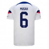 Moški Nogometni dresi Združene države Yunus Musah #6 Domači SP 2022 Kratek Rokav